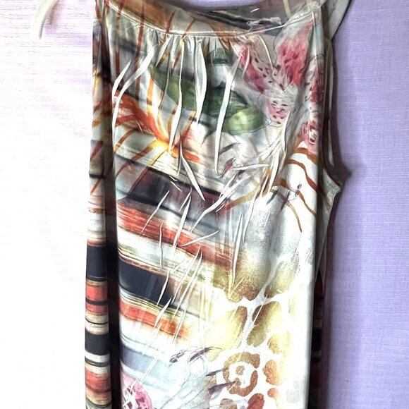 3 TOPS $25 NWOT STYLE & COMPANY PETITE MEDIUM MULTI PASTEL FLOWER DESIGN BLOUSE - Picture 10 of 13